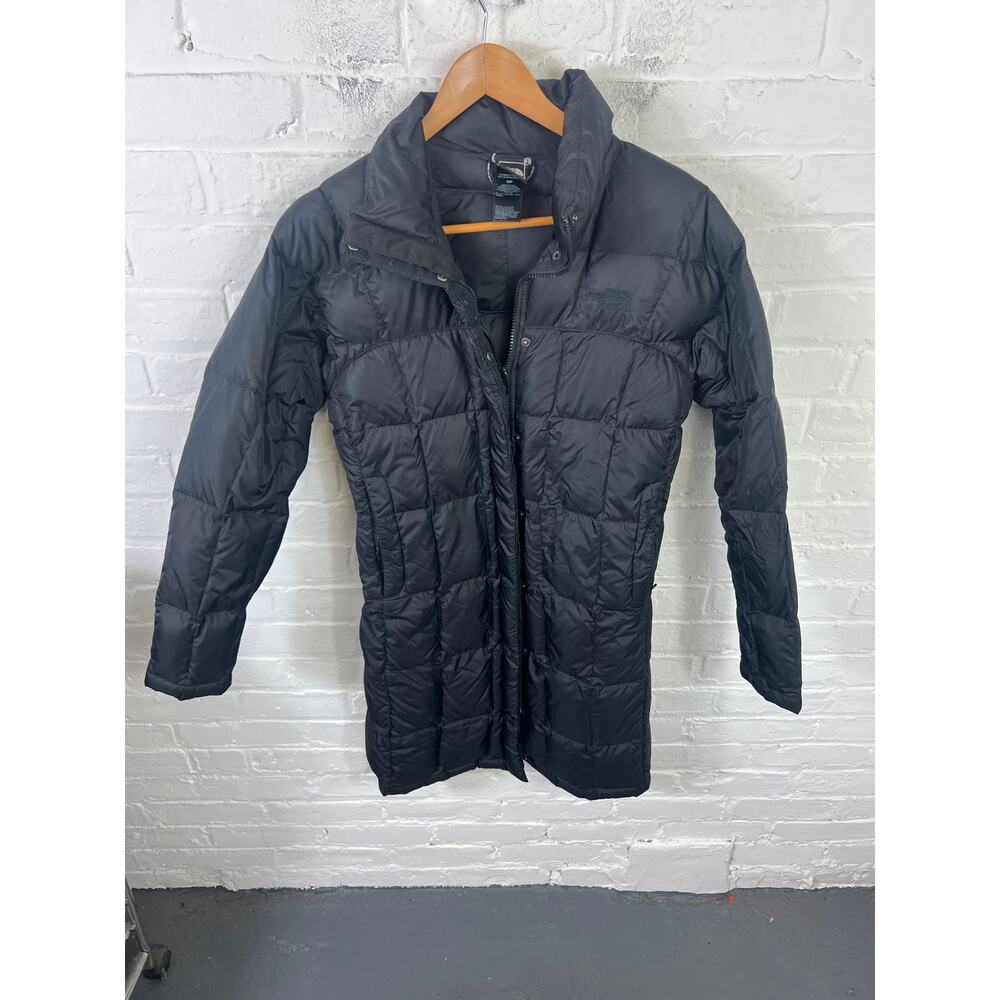 The North Face Women's Down Parka Puffer Jacket Full Zip Black Size Small